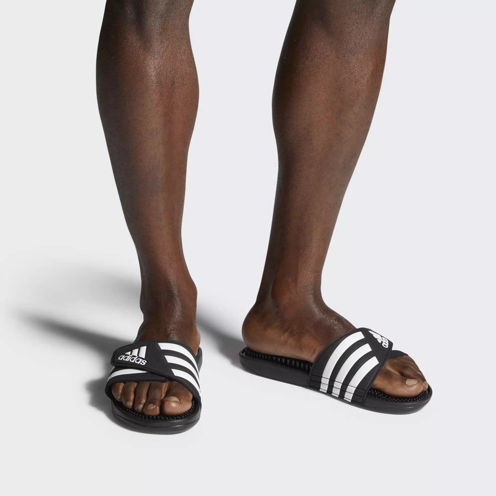 Adidas Adissage Chanclas Negros Para Hombre (MX-28158)